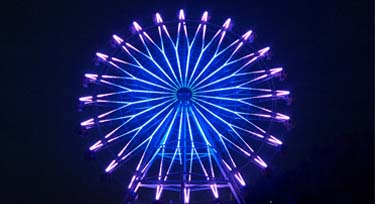 摩天輪亮化燈具:LED護(hù)欄管 為專屬而生