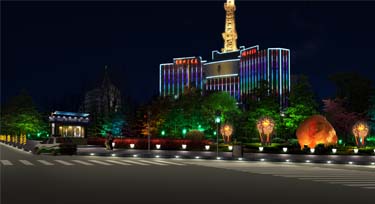 LED數碼管廠家教你如何打造“山水洲城”的特色夜景。