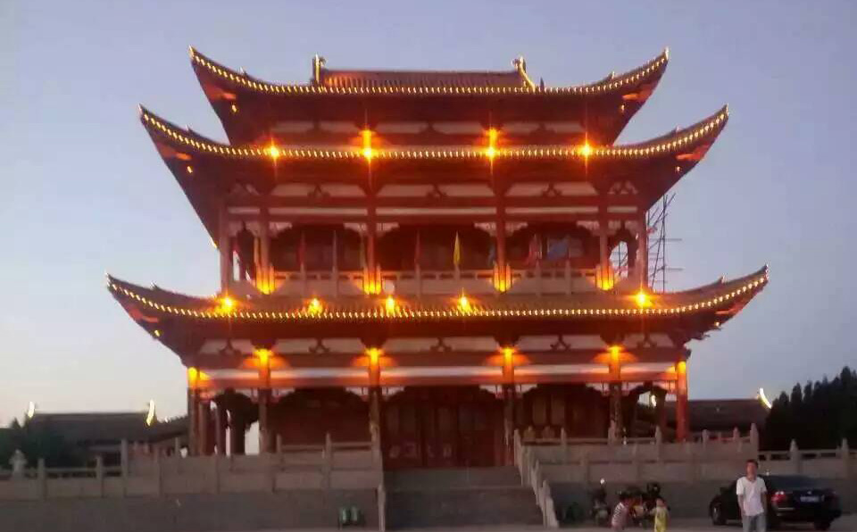 【河南】三門峽南山萬壽閣亮化工程 【河南】三門峽南山萬壽閣亮化工程