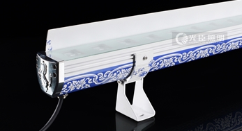 光亞展特輯,光臣照明青花瓷主題新款LED大功率洗墻燈