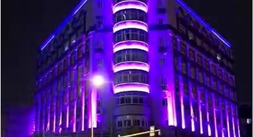 區(qū)域亮化提升，光臣照明大功率RGBW外控洗墻燈效果獲贊