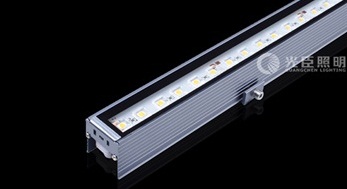 浙江舟山魚社外立面夜景亮化，光臣LED線條燈效果獲贊