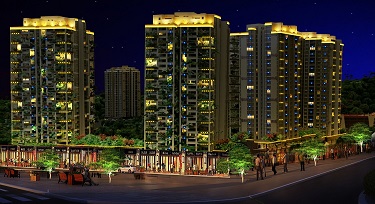 光臣led大功率洗墻燈點(diǎn)亮貴州樓盤(pán)亮化工程