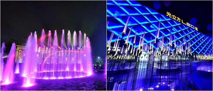 古鎮燈光文化節夜景